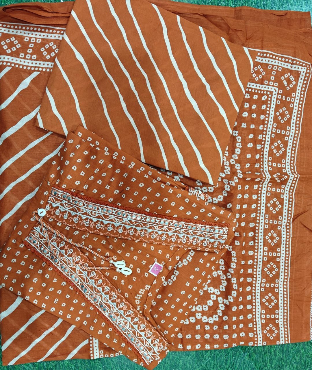 Summer A-Line Embroidered Kurti Palazzo Set